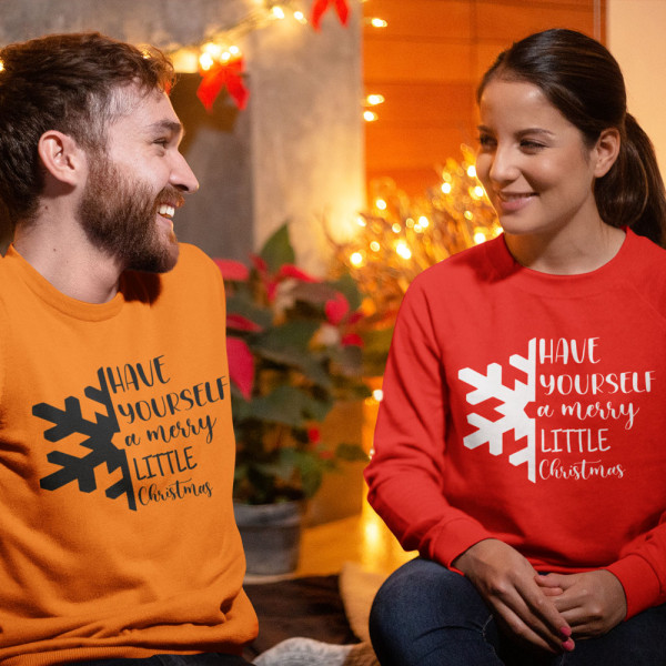 Súprava mikiny "Have yourself a merry little Christmas" (bez kapucne)