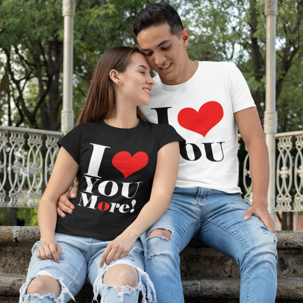 Súprava tričiek "Couple love"