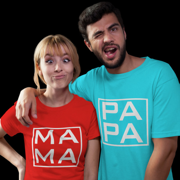 Súprava tričiek "MAMA and PAPA" Súprava tričiek "MAMA and PAPA"