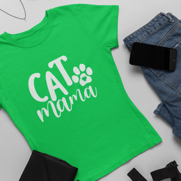 Dámske tričká "Cat mama"