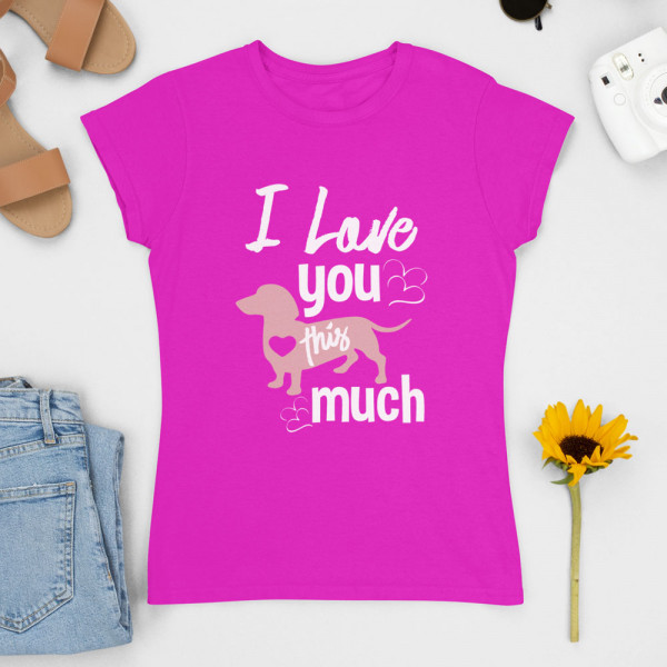 Dámske Tričko "I love you"