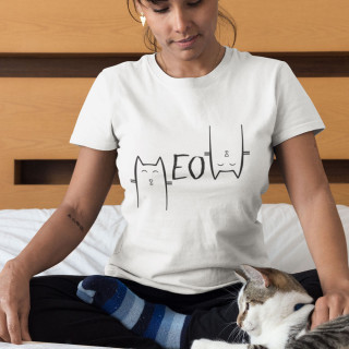 Dámske tričká "MEOW"