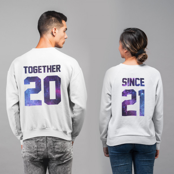 Súprava mikiny "Together Since" (bez kapucne)