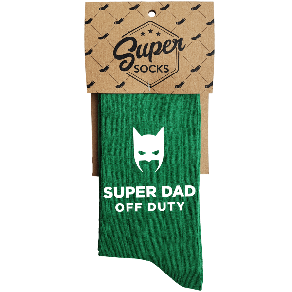 Ponožky "Super dad off duty" Ponožky "Super dad off duty"