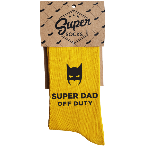Ponožky "Super dad off duty" Ponožky "Super dad off duty"