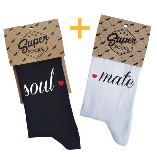 Súprava ponožiek pre páry "Soulmate"