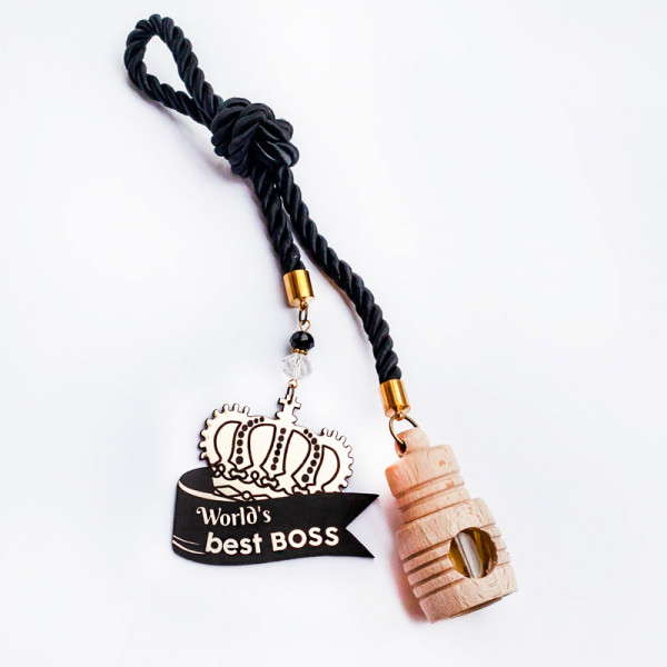 Vôňa do auta "World's best boss" Vôňa do auta "World's best boss"
