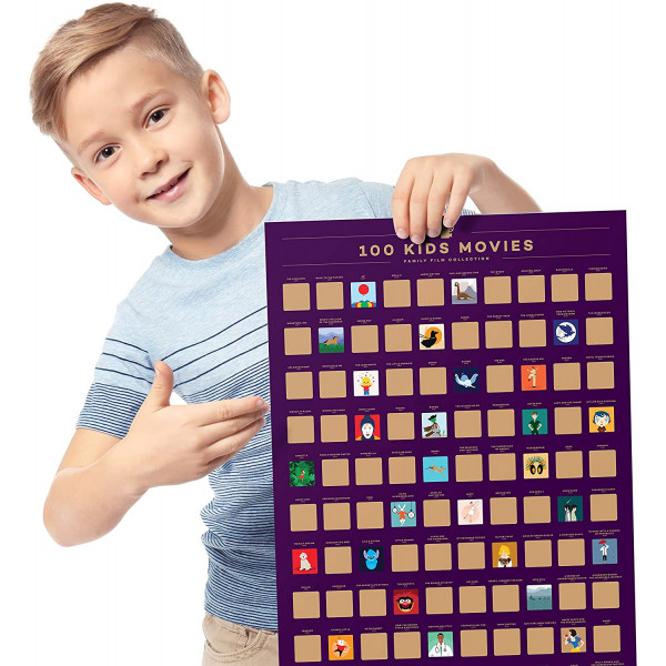 Stierací plagát EnnoVatti „Top 100 detských filmov“
