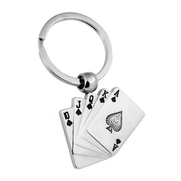 Kľúčenka „Royal Flush“ (s možnosťou gravírovania za príplatok) Kľúčenka „Royal Flush“ (s možnosťou gravírovania za príplatok)