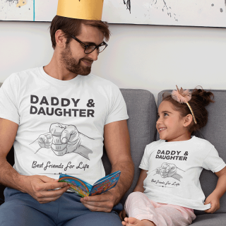 Súprava tričiek "Daddy & Daughter"