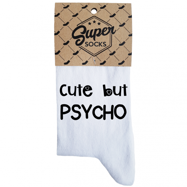 Dámske ponožky „Cute but psycho“ Dámske ponožky „Cute but psycho“