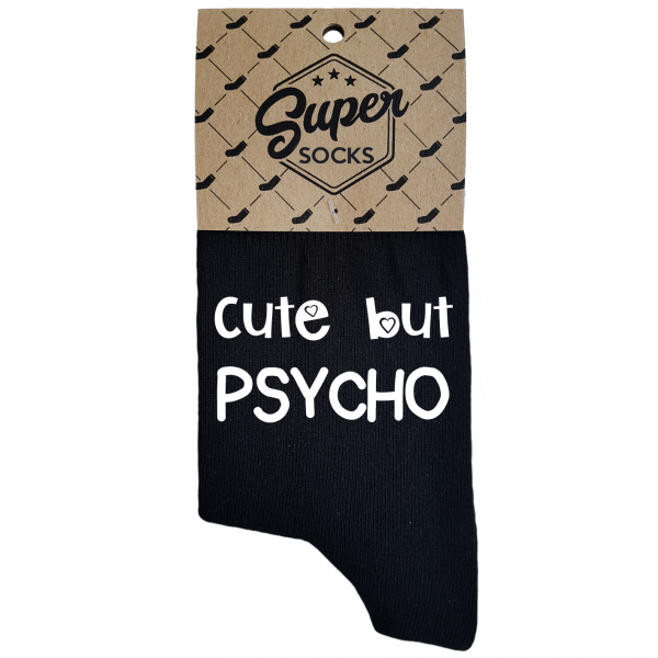 Dámske ponožky „Cute but psycho“ Dámske ponožky „Cute but psycho“