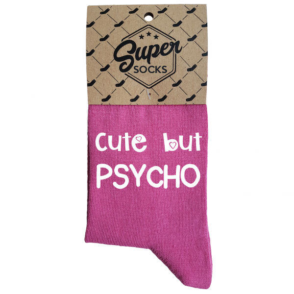 Dámske ponožky „Cute but psycho“ Dámske ponožky „Cute but psycho“