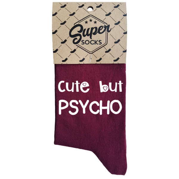 Dámske ponožky „Cute but psycho“ Dámske ponožky „Cute but psycho“