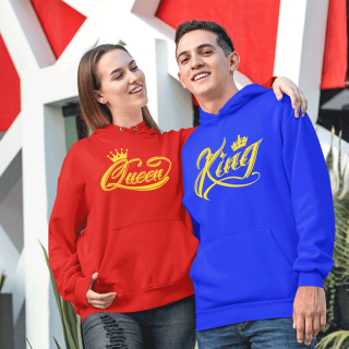 Súprava mikiny "King & Queen"