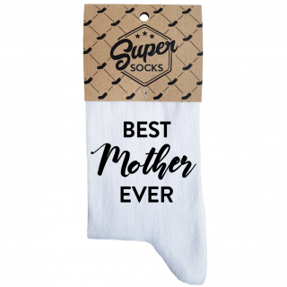 Dámske ponožky „Best mother ever“