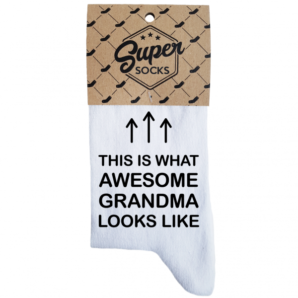 Dámske ponožky „Awesome grandma“ Dámske ponožky „Awesome grandma“