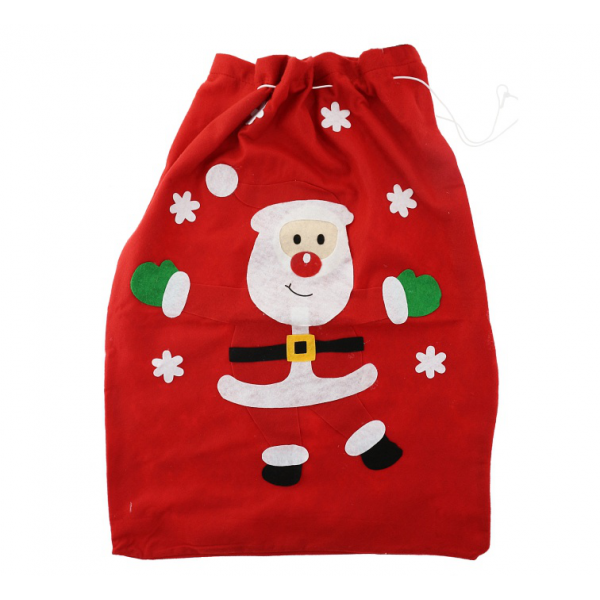 Vianočné darčekové vrecko „SANTA“ (50x70cm) Vianočné darčekové vrecko „SANTA“ (50x70cm)