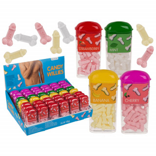 Cukrík v krabičke „Cukríky Willies“