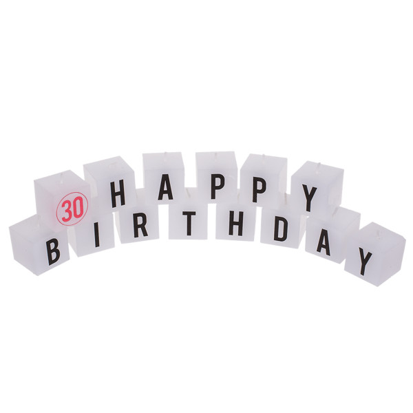 Súprava narodeninových sviečok „30“
