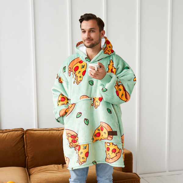 BARAMOOR mikina-deka „Pizza“