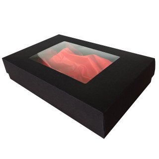 Darčeková krabica, čierna 250x155x50mm