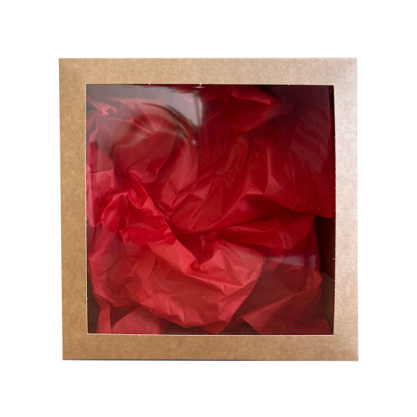 Darčeková krabica, hnedá 210x210x60mm Darčeková krabica, hnedá 210x210x60mm