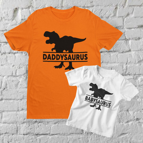 Súprava tričiek "Dinosaury"