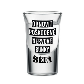 Panák "Šéf", 30ml