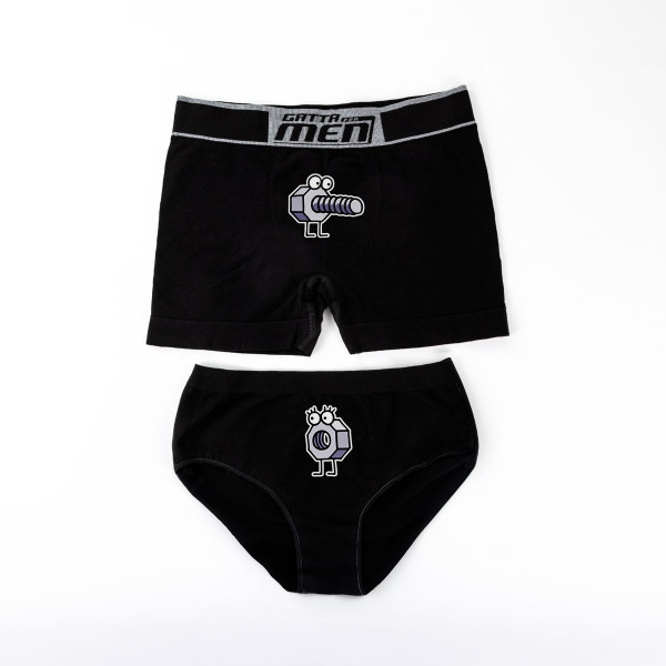 Súprava spodnej bielizne pre páry "Neposlušné skrutky"