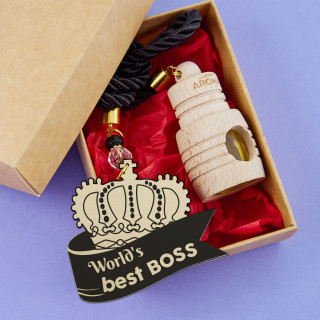 Vôňa do auta "World's best boss"