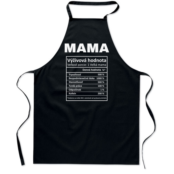 Bavlnená zástera "Mamičkine ingrediencie"