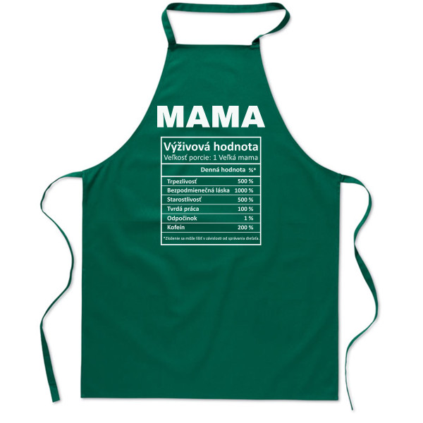 Bavlnená zástera "Mamičkine ingrediencie"