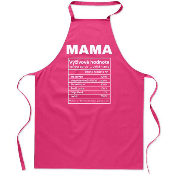Bavlnená zástera "Mamičkine ingrediencie"