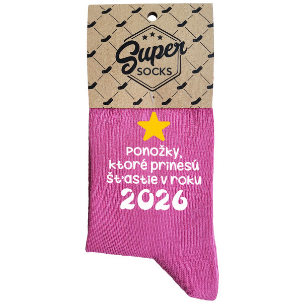 Dámske ponožky "Ponožky, ktoré prinesú šťastie v roku 2026" Dámske ponožky "Ponožky, ktoré prinesú šťastie v roku 2026"