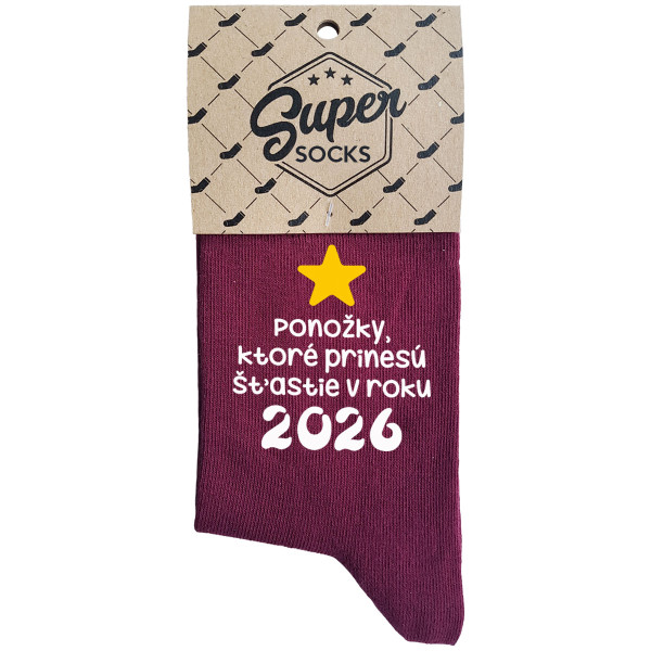 Dámske ponožky "Ponožky, ktoré prinesú šťastie v roku 2026" Dámske ponožky "Ponožky, ktoré prinesú šťastie v roku 2026"