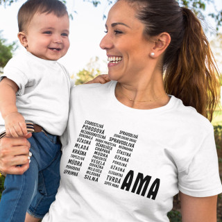Dámske tričká "Jedinečná mama"