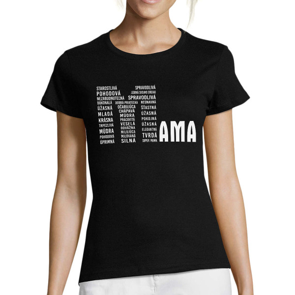 Dámske tričká "Jedinečná mama"