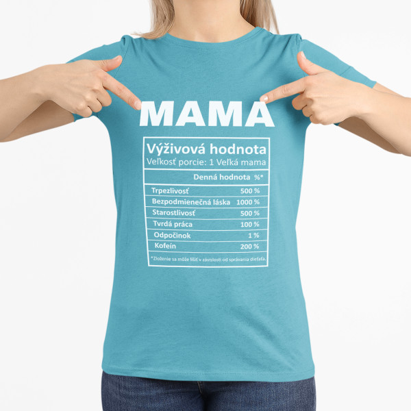 Dámske tričko "Mamičkine ingrediencie"