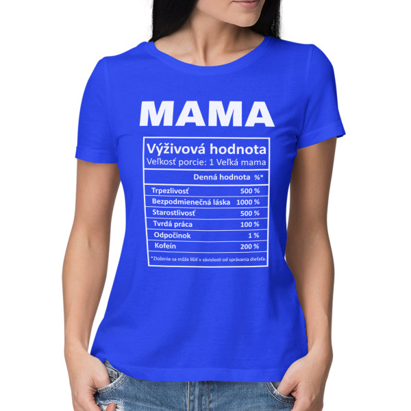 Dámske tričko "Mamičkine ingrediencie"