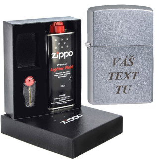 Darčeková sada Zippo 200 s vaším gravírovaným textom