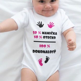 Detský overal „100 % dokonalé dievčatko“ Detský overal „100 % dokonalé dievčatko“