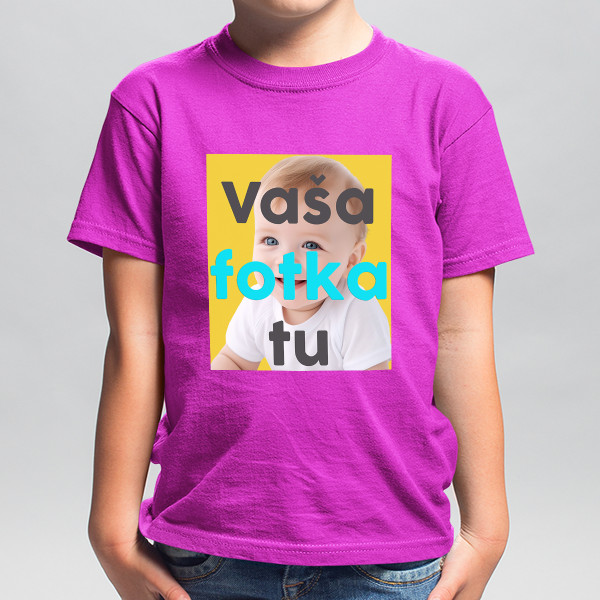 Detské tričko s vami vybranou fotografiou