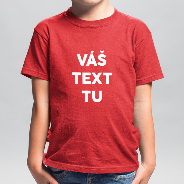 Detské tričko s vlastným textom