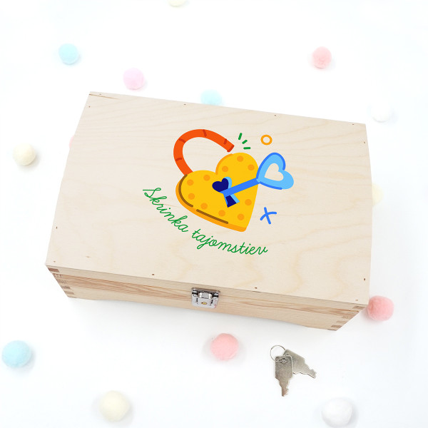 Drevená pamätná krabička "Skrinka tajomstiev" Drevená pamätná krabička "Skrinka tajomstiev"