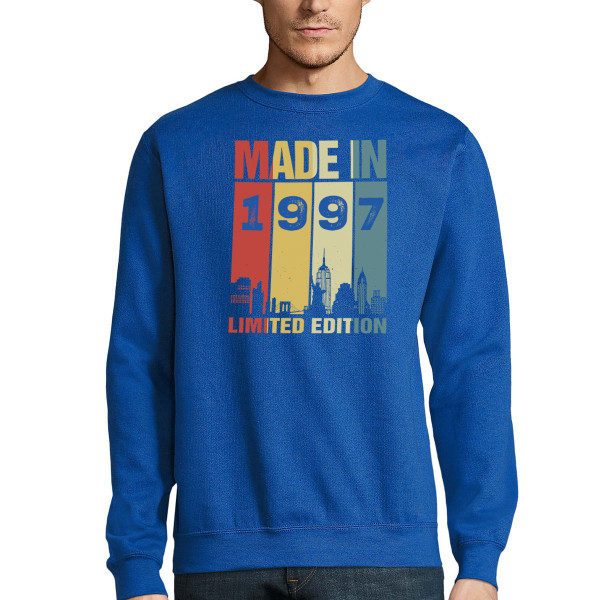 Mikina "Limited Edition" s vaším vybraným rokom narodenia (bez kapucne)