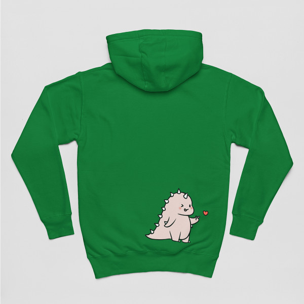 Súprava mikiny "Zamilované dinosaury"