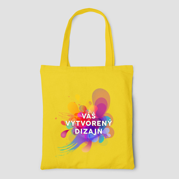 Farebná textilná taška s vaším vlastným dizajnom