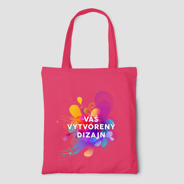 Farebná textilná taška s vaším vlastným dizajnom