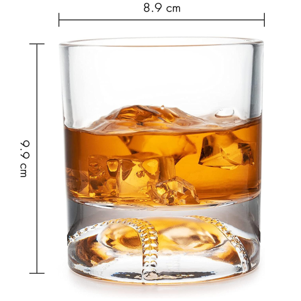 Sada karaf so stojanom a 4 pohármi "Baseball bat"